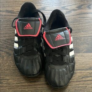 Adidas Kids Black Soccer cleats